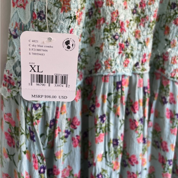 Free people Adella printed mini slip - Picture 5 of 5